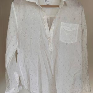 Gap women’s boyfriend‎ blouse size medium